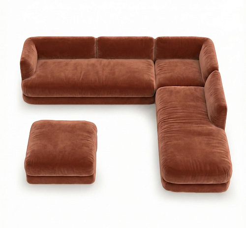 Mosaico Brown Modular Sofa