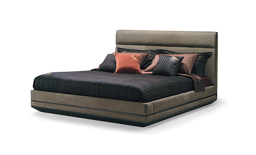 Elegant Bed with Headboard Design