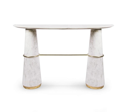 Marble Artisan Console Table
