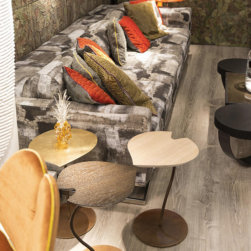 Leaf Corten Italian Side Table