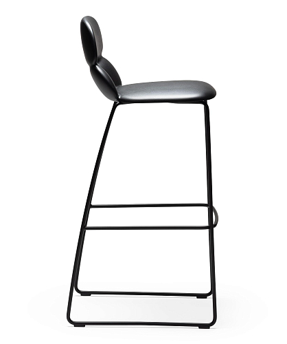 Nube Black Bar Stool