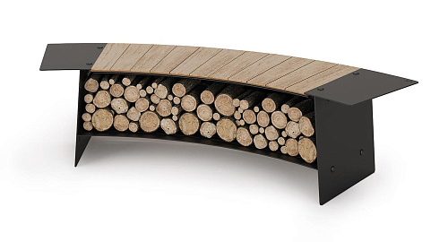 Outdoor Wood Storage Unit