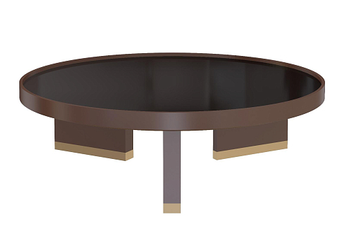 Vulcano Dark Brown Artisan Side Table