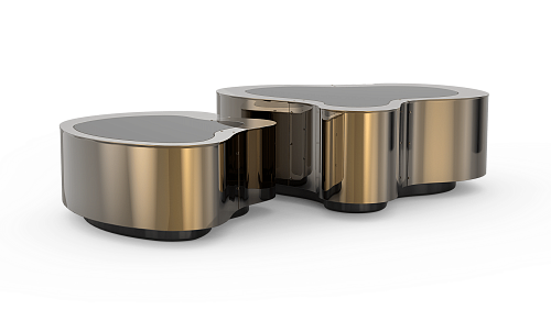 Polished Patina Coffee Table Set