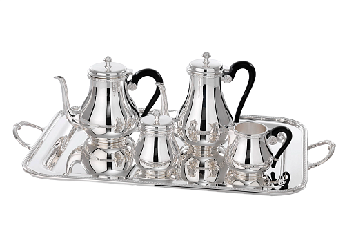 Tea/Coffee Set With Tray