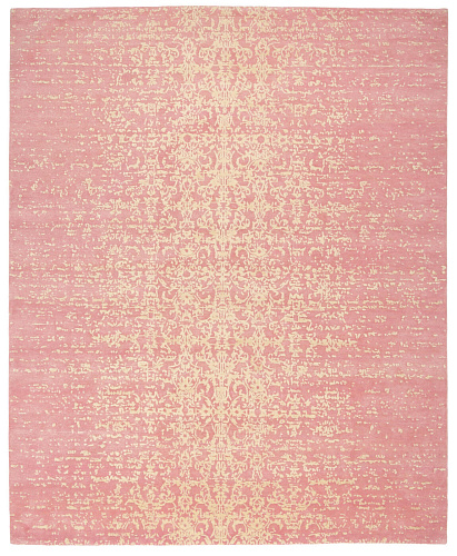 Faded Hand-woven Pink Luxury Rug