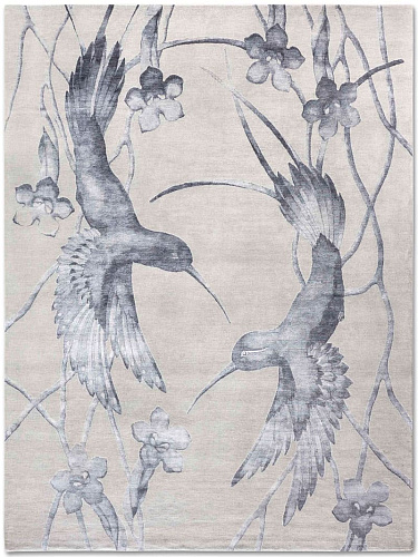 Hummingbirds Handmade Luxury Rug