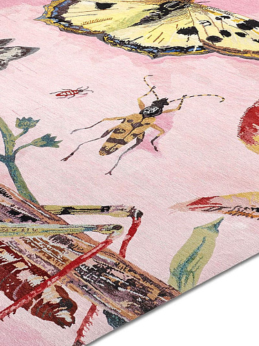 Grasshopper Hand-Woven Exquisite Rug