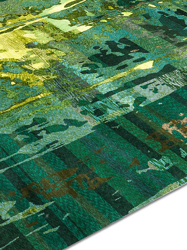 Ice Hand-Knotted Wool / Silk Rug