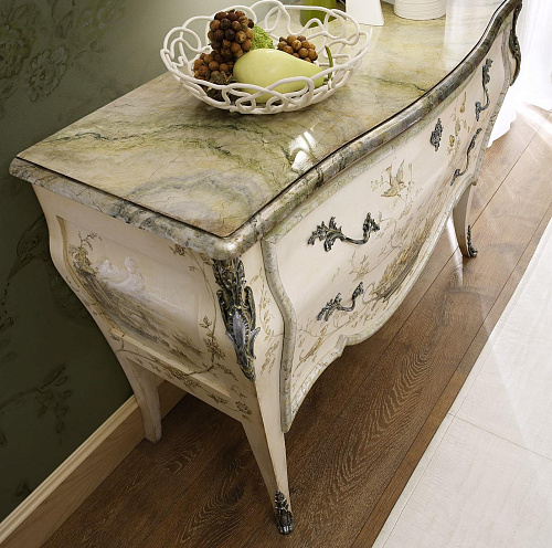 Baroque Painted Wood Dresser