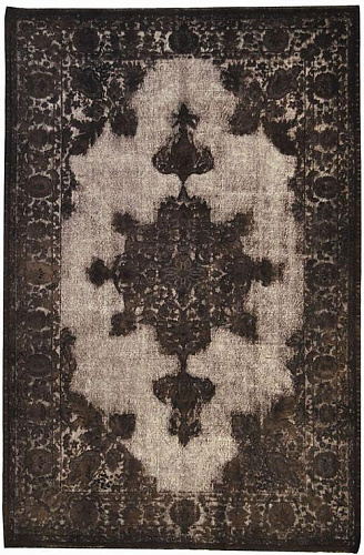 Dark Brown Vintage Luxury Rug