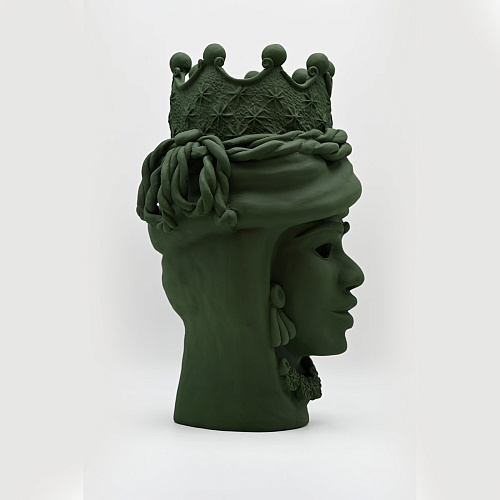 Verdant Green Artisan Sculpture
