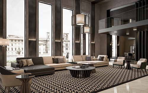 Coffee Table in Dark Brown