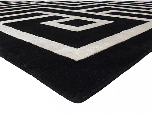Limited Edition Labyrinth Wool / Bamboo Silk Rug