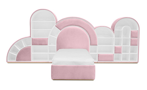 Bubblegum Marshmallow Pink Bed