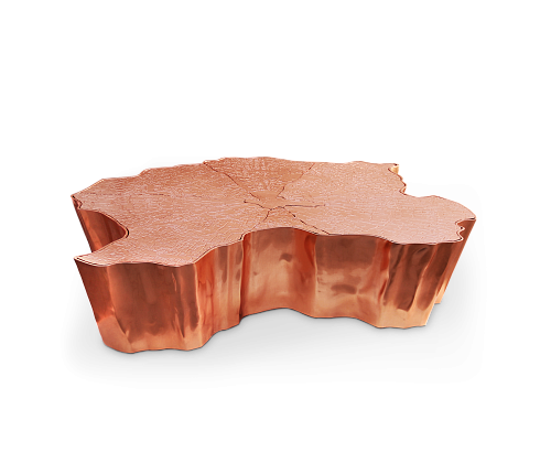Copper Designer Coffee Table