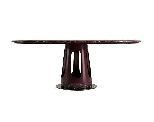 Aura Oval Marble Dining Table