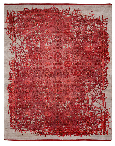 Bidjar Hand-woven Red Luxurious Rug