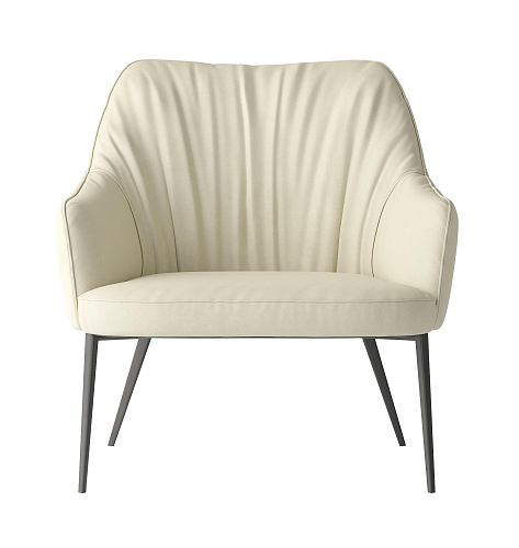 Agata Ivory Lounge Armchair