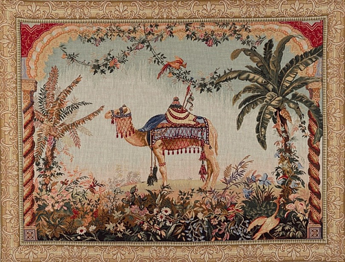 The Camel Woven Tapestry with Border