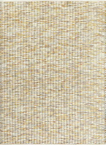 Flat Woven Wool Yellow Rug