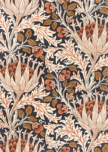 Artichoke Handwoven Red Rug