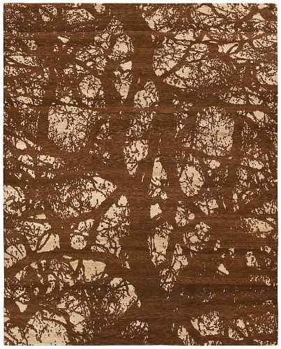 Giant Tree Brown Hand-woven Luxury Rug