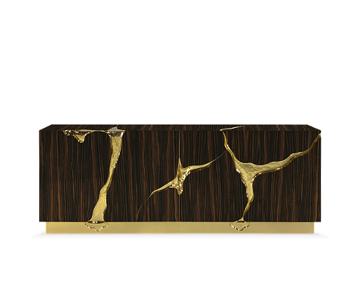 Brown & Gold Luxury Sideboard