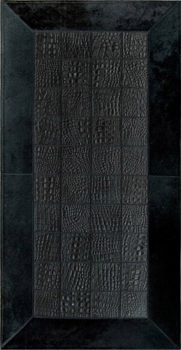 Achilles Black Luxury Cowhide Rug