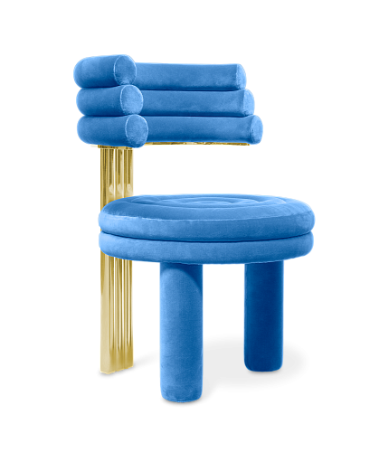 Kerr Blue Dining Designer Chair
