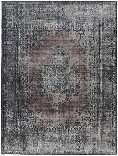 Dark Gray Vintage Luxury Rug