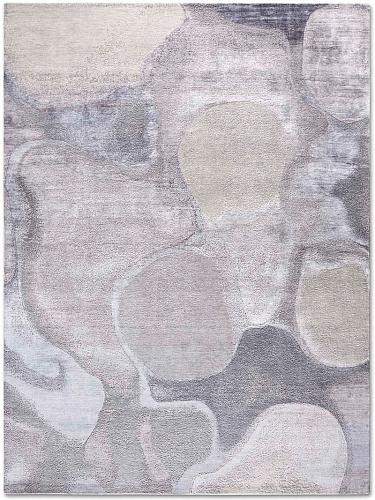 Silver Luxury Handwoven Rug