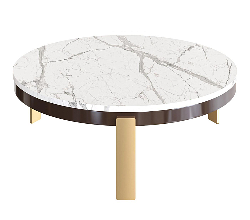 Zeus White Marble Artisan Coffee Table