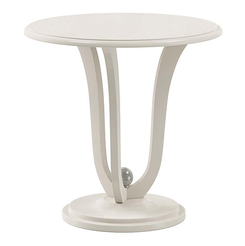 Oscar White Handcrafted Side Table