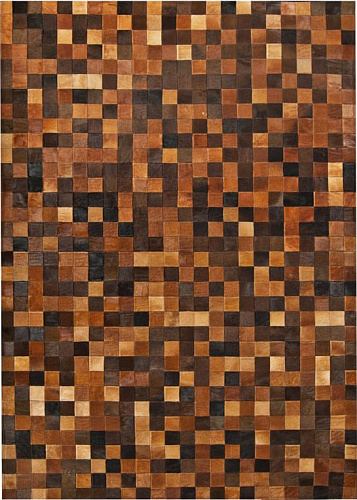 Mosai Brown Luxury Cowhide Rug