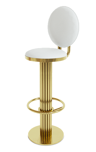 Kiera Round Bar Stool