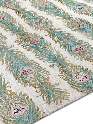 Feathers Lane Luxury Silk / Wool Rug