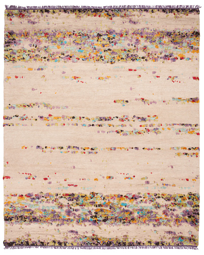Hand-Woven Multicolored Luxurious Rug