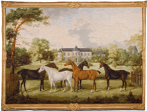 Horses Woven Tapestry
