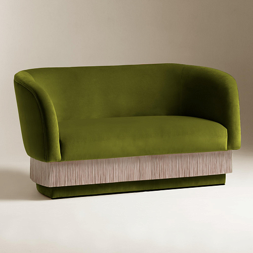 La Folie Green Sofa