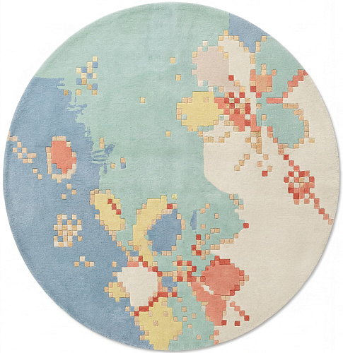 Sky Blossom Designer Rug