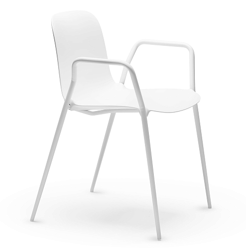 White Dogo P Chair Set of 2
