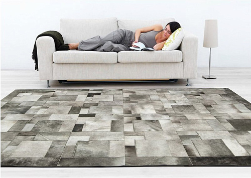 Puzzle Luxury Cowhide Rug