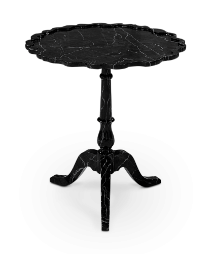 Aegis Marble Finish Designer Side Table