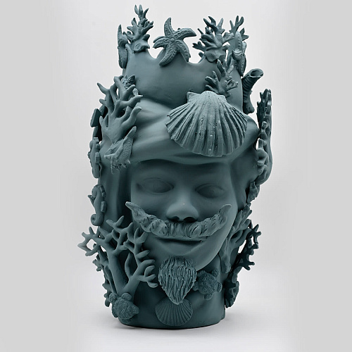 Timeless Moor's Head Sculpture