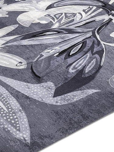 Red Flower Hand-Woven Exquisite Rug