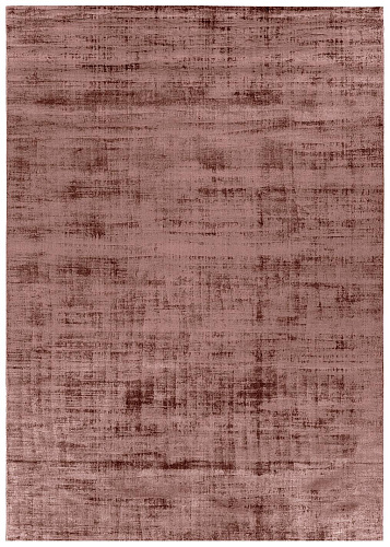 Handwoven Terractotta Silk Rug