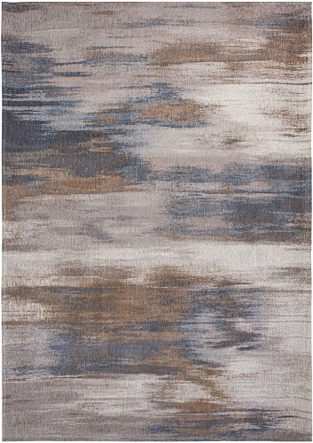 Modern Art Flatwoven Grey Rug