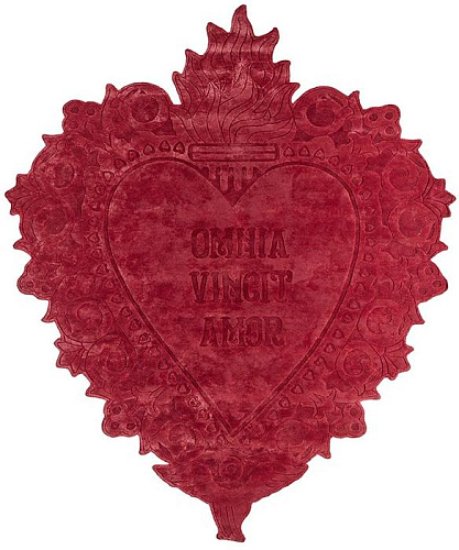 Devotion Hand Woven Red Rug
