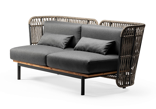 Gray Outdoor Sofa